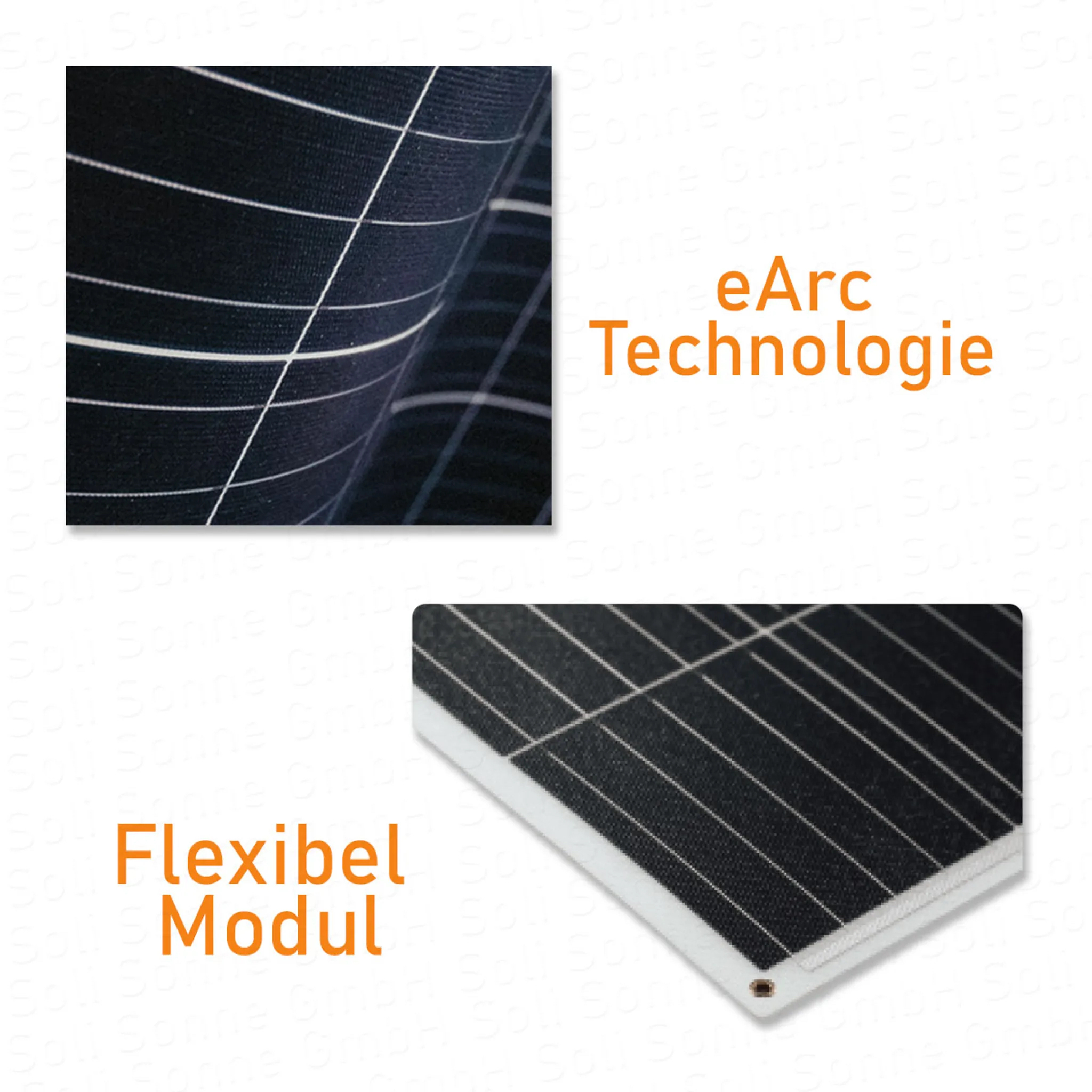 Sunman eArc — 310 Wp Flexibles PV-Modul