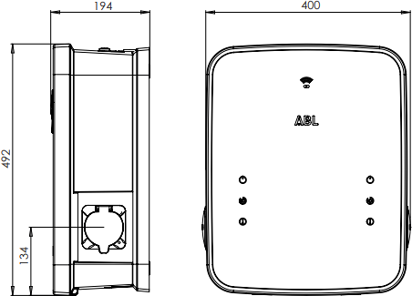 ABL Wallbox eMH3 Twin — (3W2215)