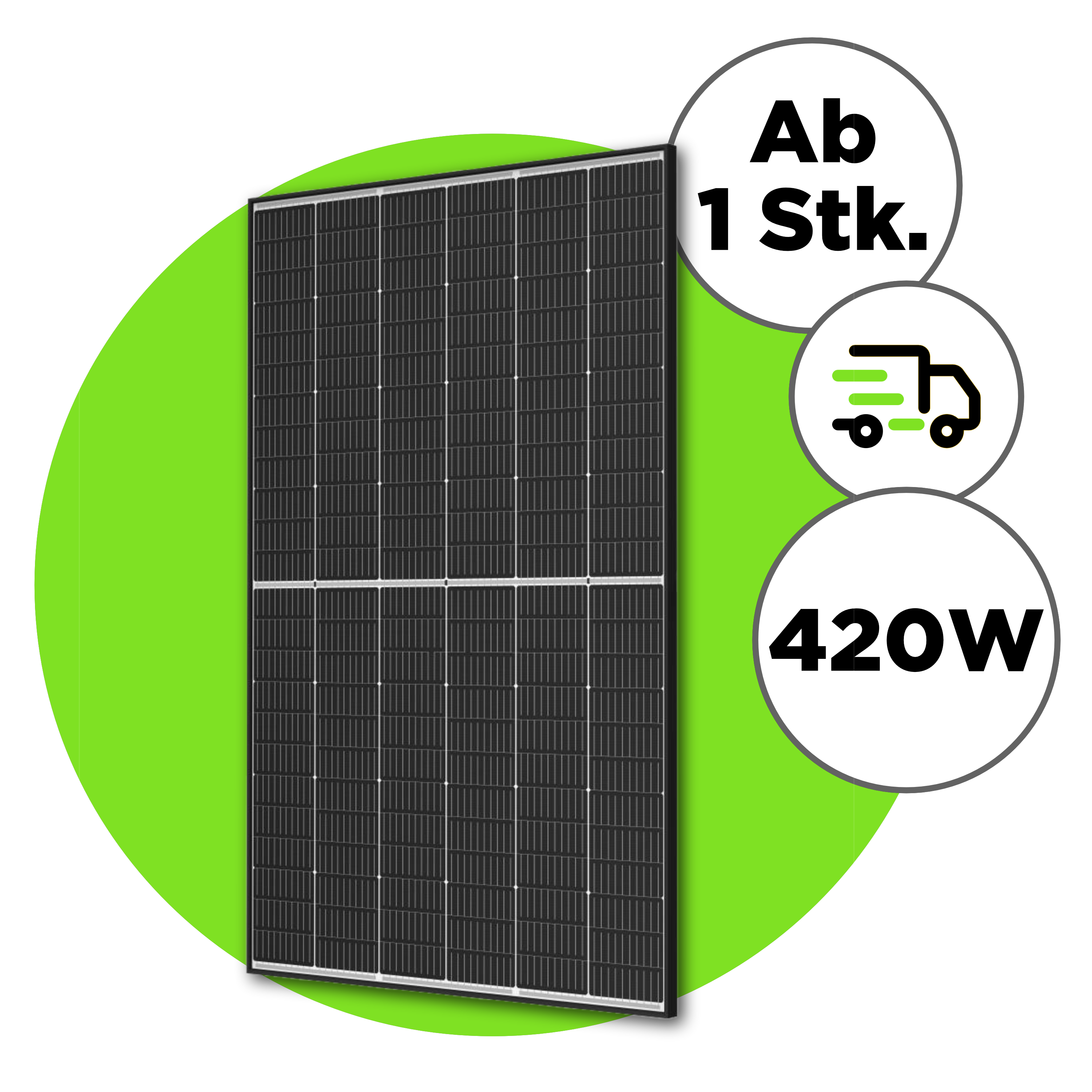 Trina Vertex S TSM-420DE09R.08 — 420 Wp PV-Modul - Einzelversand ab 1 Stk.