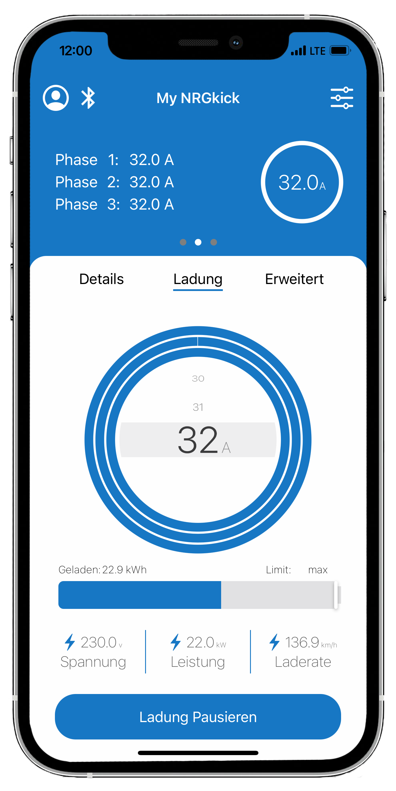 NRGkick — WLAN/Bluetooth 7,5 m  GSM/GPS/SIM