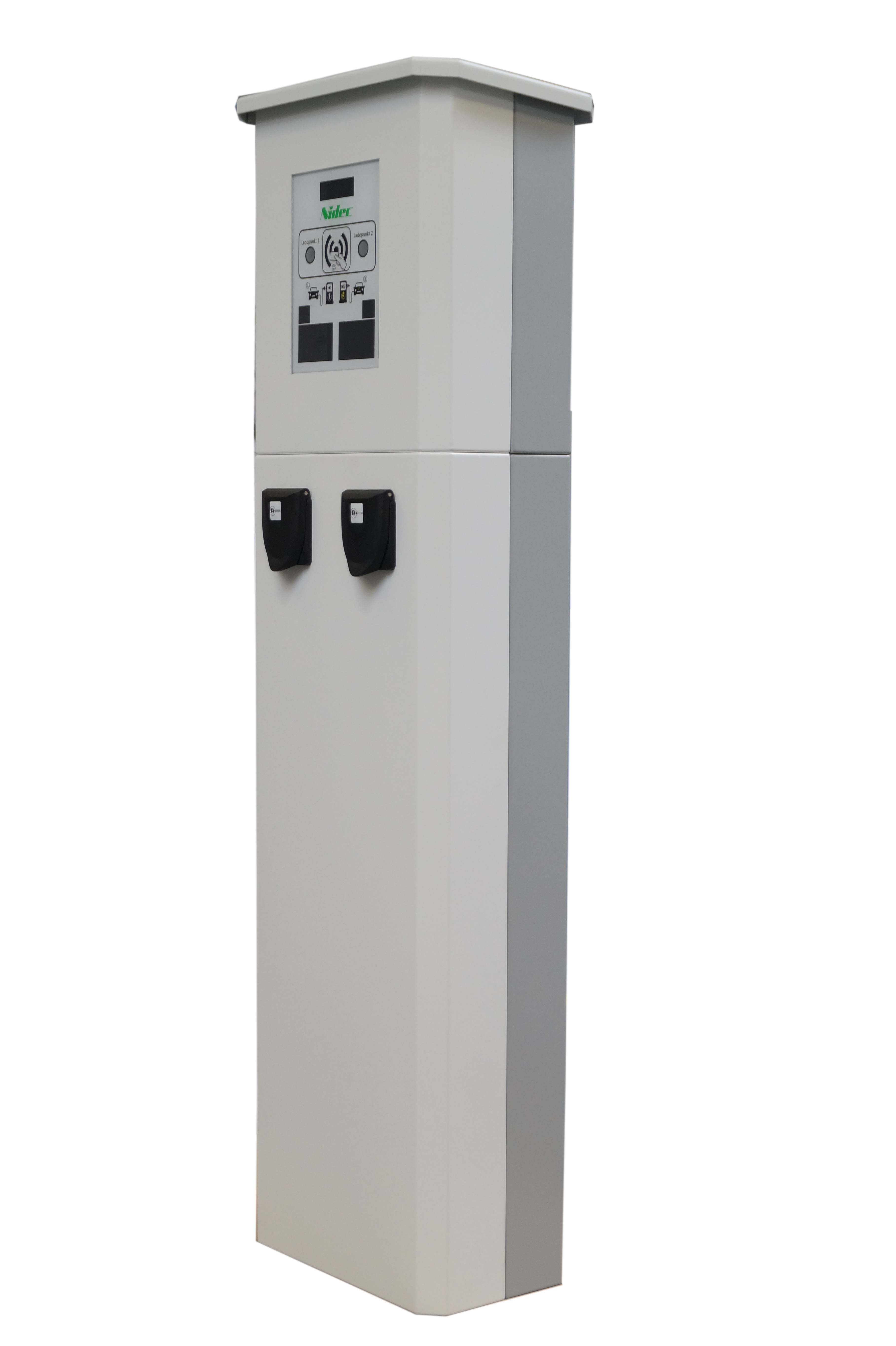 Nidec AC Easy Charger Business — 2 x 22kW eichrechtskonform
