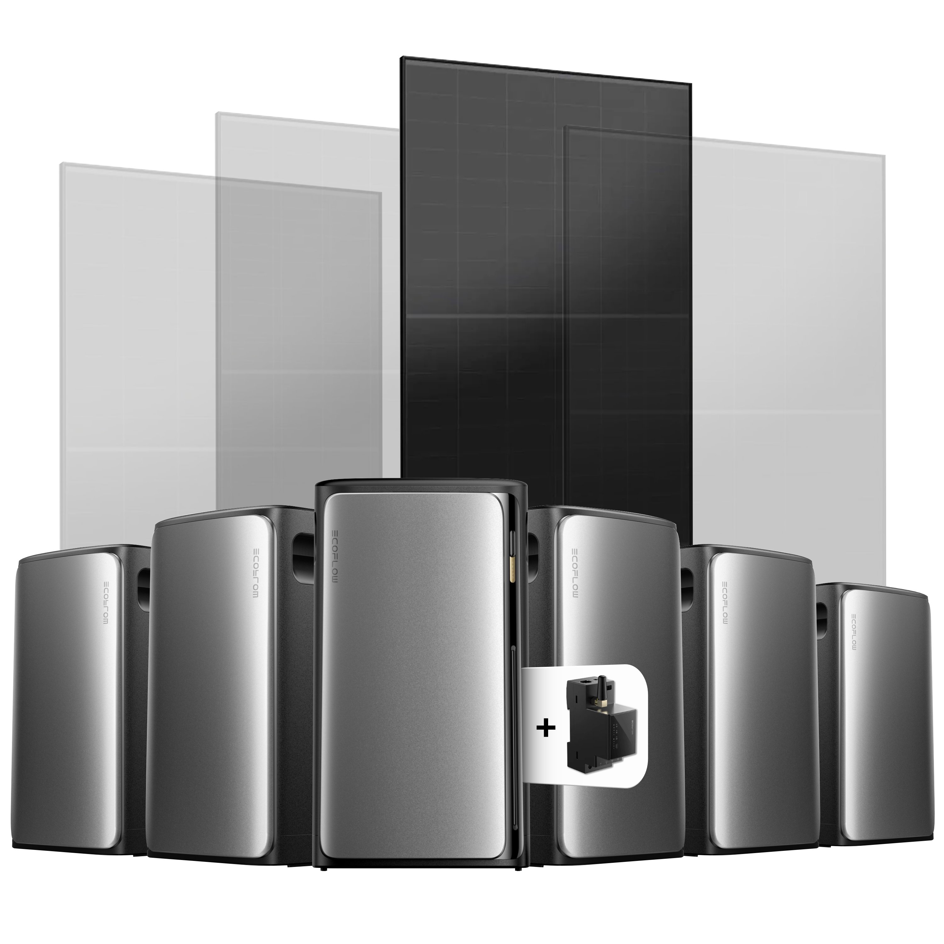 EcoFlow Stream Balkonkraftwerk Set 440 Wp — Stream Max / 440 Wp (Bifazial) / 1 Modul / 11,52 kWh / mit EcoFlow Smart Meter EcoFlow Stream Balkonkraftwerk Set 500 Wp — Stream Ultra / 500 Wp (Full Black) / 1 Modul / 11,52 kWh / mit EcoFlow Smart Meter