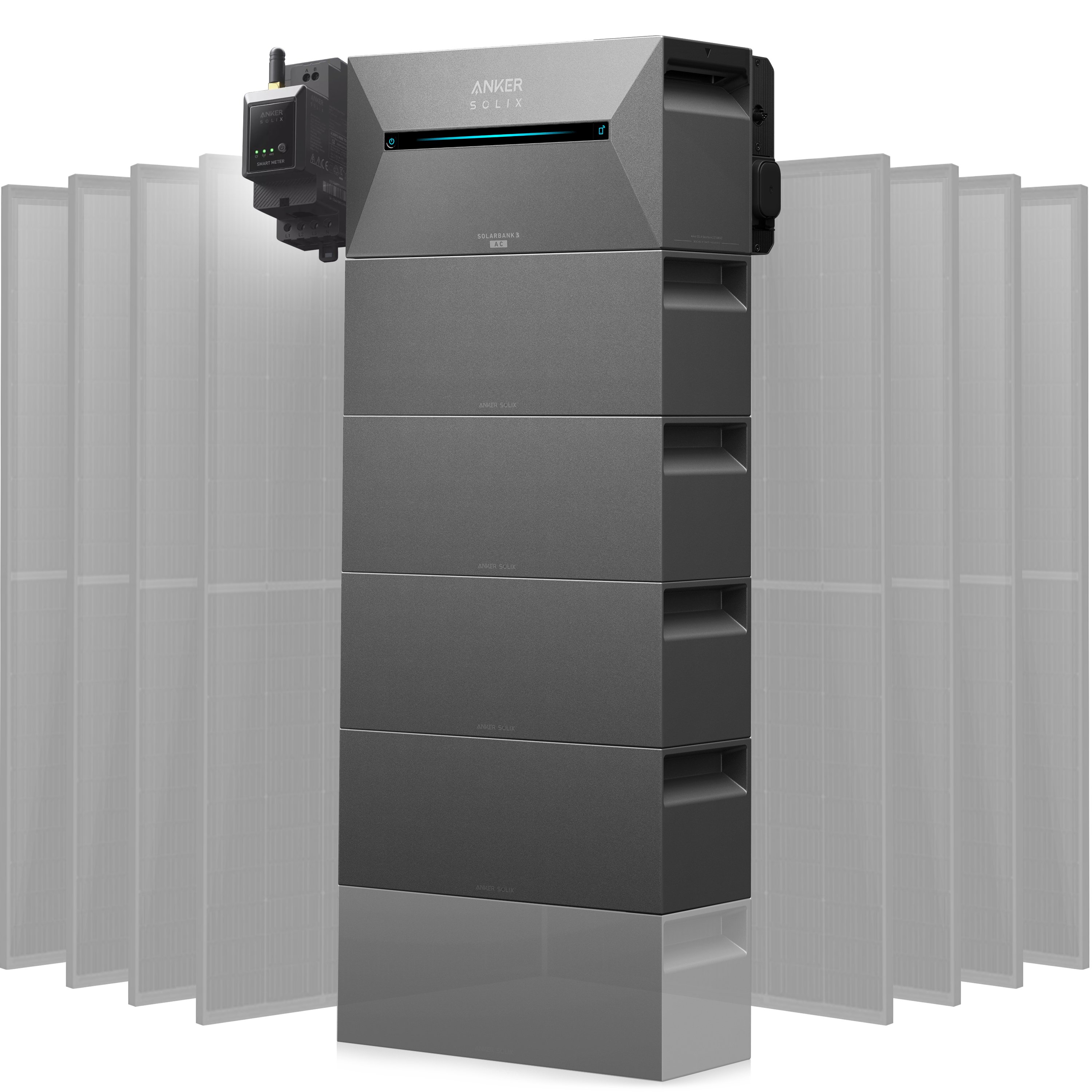 Anker Solix Solarbank 3 Pro Set — 13,4 kWh / mit Anker Smart Meter