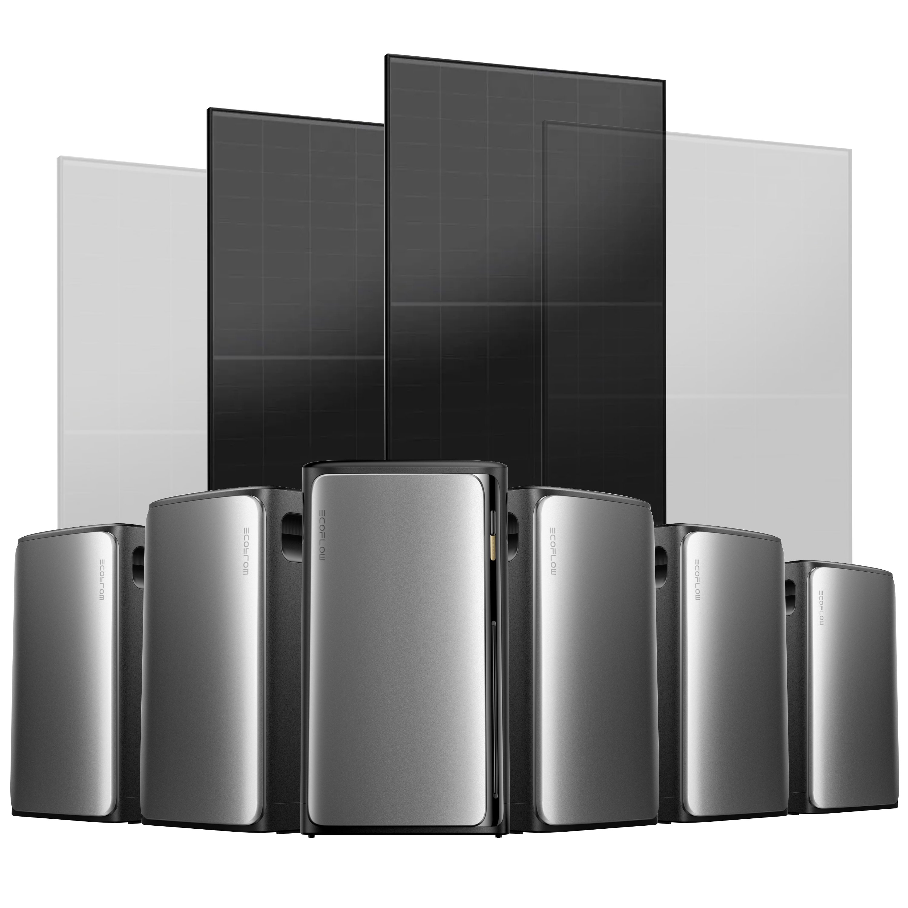 EcoFlow Stream Balkonkraftwerk Set 1000 Wp — Stream Ultra / 500 Wp (Full Black) / 2 Module / 11,52 kWh