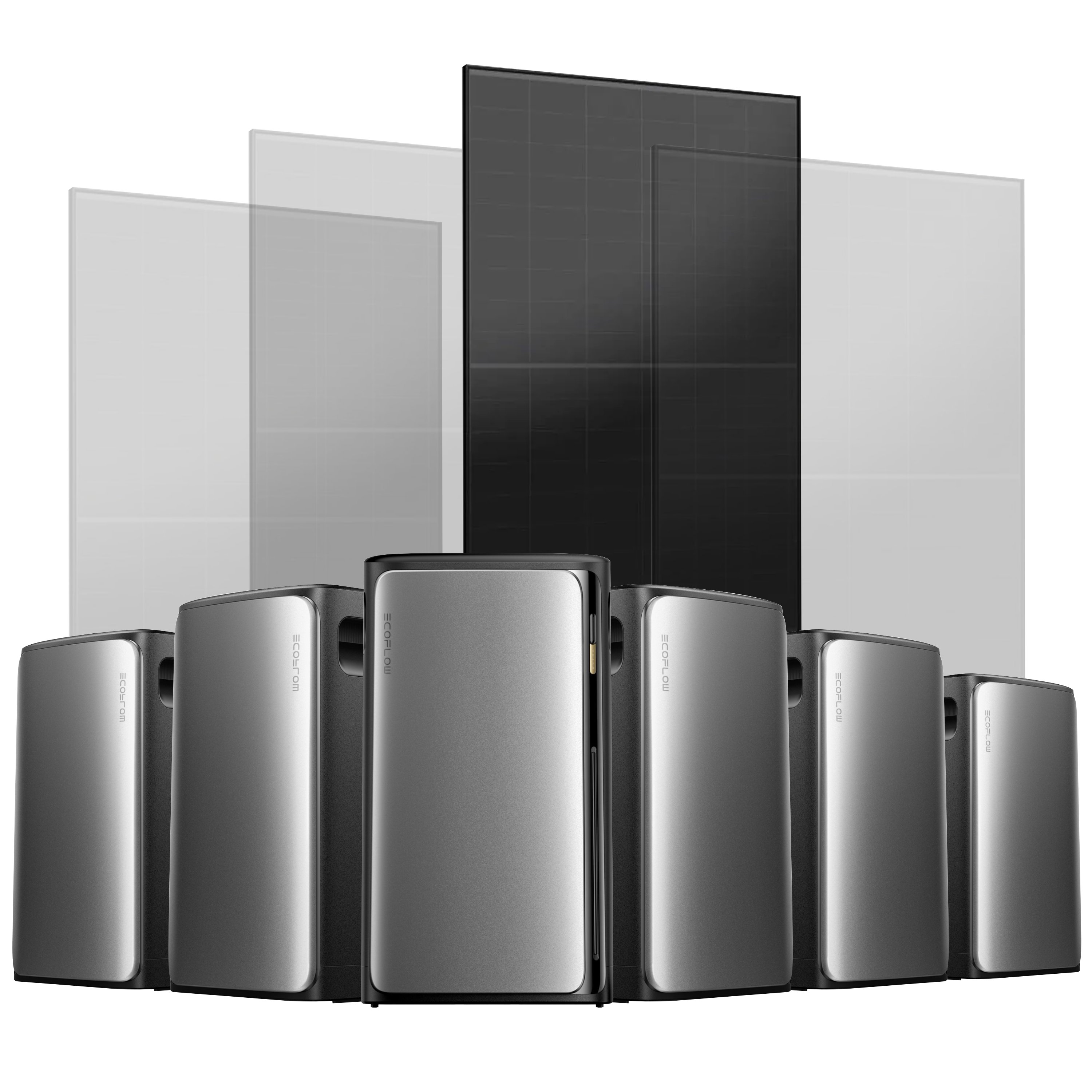 EcoFlow Stream Balkonkraftwerk Set 500 Wp — Stream Ultra / 500 Wp (Full Black) / 1 Modul / 11,52 kWh