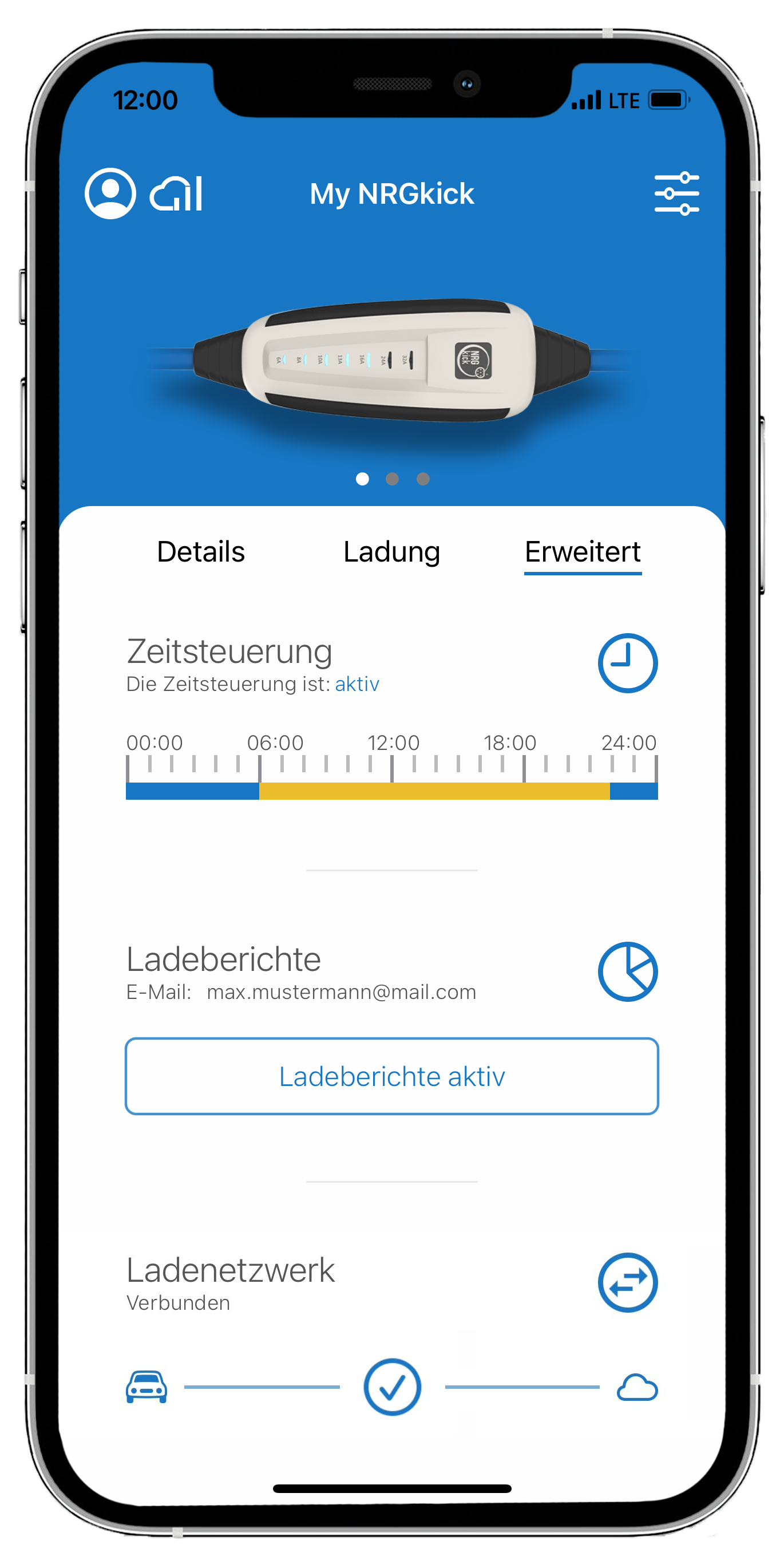 NRGkick — WLAN/Bluetooth 7,5 m  GSM/GPS/SIM