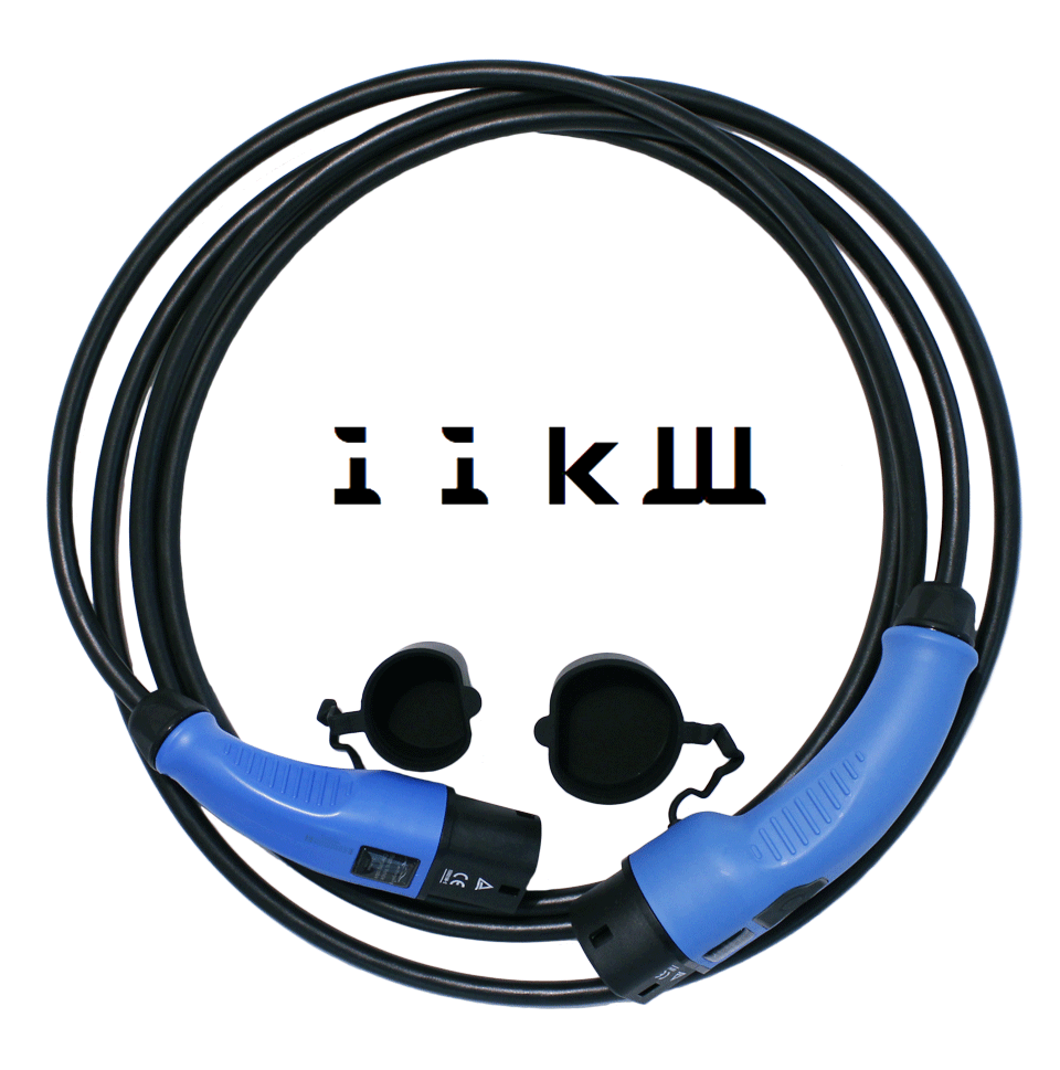 Tesla Ladekabel mit Charge Port Opener — 3 Phasig / 20 A / 11 kW / 7 m / glatt Tesla Ladekabel mit Charge Port Opener — 3 Phasig / 20 A / 11 kW / 7 m / glatt