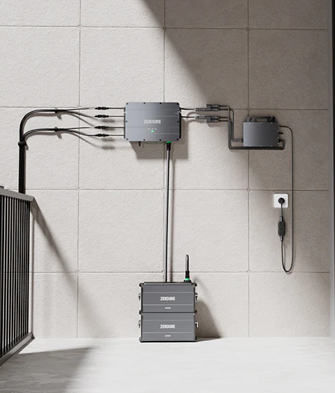 Zendure SolarFlow Set inkl. PV Hub 1200 — AB1000 Set 3840 Wh (4 x AB1000)