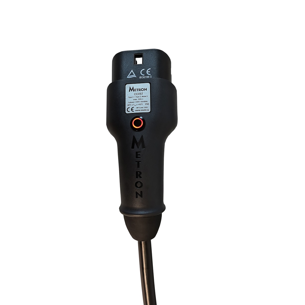 Tesla Ladekabel mit Charge Port Opener — 3 Phasig / 20 A / 11 kW / 3 m / glatt