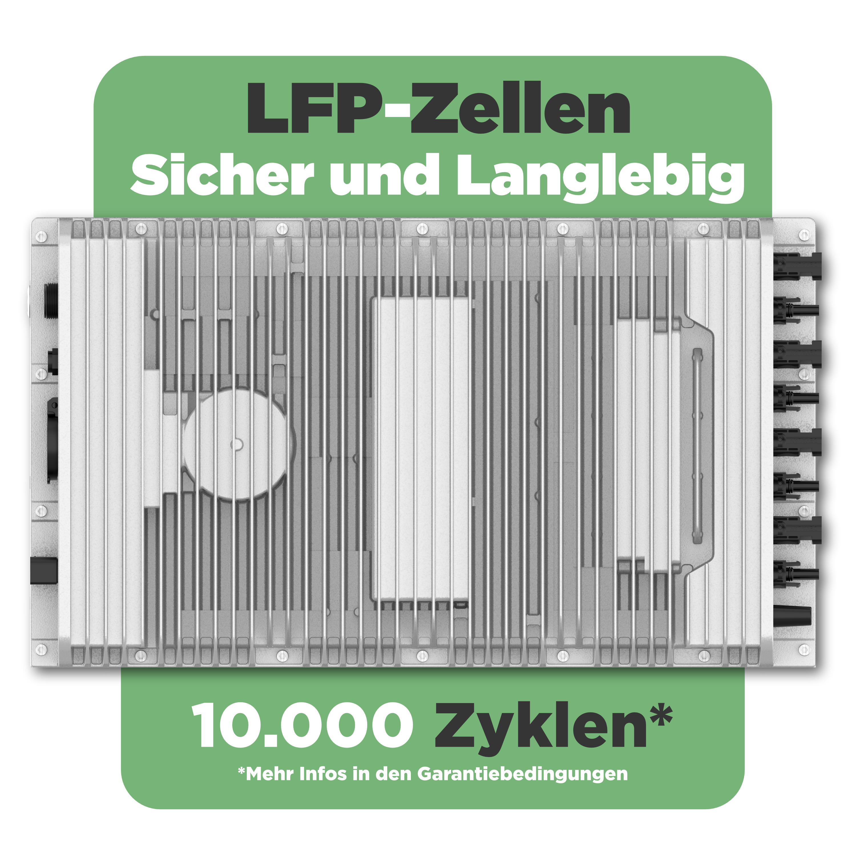 SunEnergyXT 500 PRO — 5 kWh Balkonkraftwerk Speicher mit 2.400W Wechselrichter, 4 MPPT & Notstromfunktion (LFP, erweiterbar auf 30 kWh)