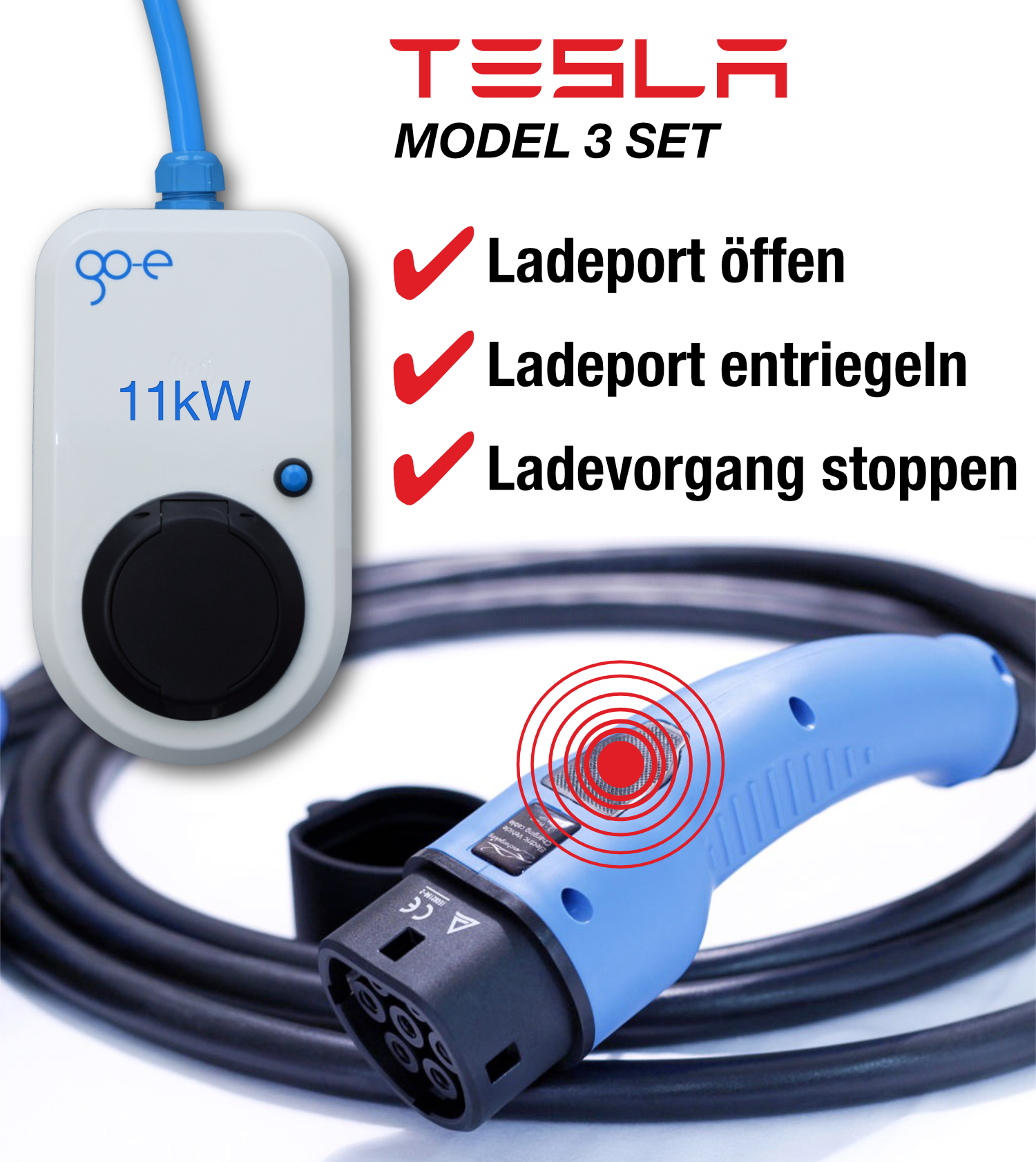 Go Echarger Tesla Model 3 Set Kaufen Store Charge Gmbh